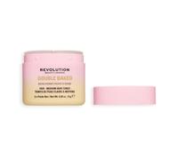 Revolution Double Baked Loose Powder, Fair to Medium, Talc-Free, 8g | 2-In-1 Brightening & Setting Loose Face Powder, Enriched with HA, Rose & Banana Light, Vegan & Cruelty-Free
