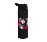 Revolution Ernesto Che Guevara Guerrilla Fighter Stainless Steel Insulated Water Bottle