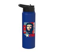 Revolution Ernesto Che Guevara Guerrilla Fighter Stainless Steel Insulated Water Bottle