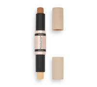 Contour Stick Duo Cream Contour & Highlight, Defines Cheekbones & Sculpts the Face, Vegan & Cruelty-Free, Medium, 2.4g
