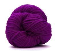 Revolution Fibers | Premium Super Bulky Merino Wool | 100-Grams Chunky Weight, Thick Wool for Knitting, Crochet, Baby Blanket, Dyed, Felting, Weaving (Damson Purple)