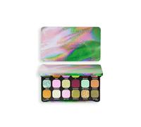 Revolution Beauty, Forever Flawless Eyeshadow Palette, 18 Pigmented Makeup Shades of Mattes & Shimmers, Vegan & Cruelty-Free, Astro Nova Green