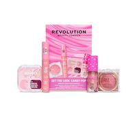 Revolution Get The Look: Candy Pop, Pink Lip & Rose Cheek Set