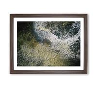 Revolution In Abstract Modern Art Framed Print | A3 Walnut Framed Wall Art | Ready to Hang | Abstract Fantasy Picture | Living Room Bedroom Lounge Office