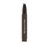 Revolution, Instant Brow Hair Pen, Precision Applicator for Hair-Like Strokes, Long-Lasting Eyebrow Pen, Dark Brown, Vegan & Cruelty-Free, 1.8ml