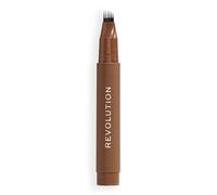 Revolution, Instant Brow Hair Pen, Precision Applicator for Hair-Like Strokes, Long-Lasting Eyebrow Pen, Warm Brown, Vegan & Cruelty-Free, 1.8ml