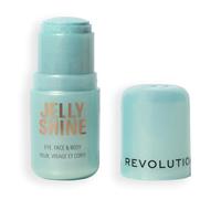 Revolution Jelly Shine Eye, Face & Body Highlight Stick, Jelly Formula with Pearlescent Shimmer Effect, Vegan & Cruelty-Free, Mermaid Green