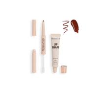 Revolution Lip Shape Kit Brown Nude