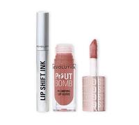 Revolution Lip Shift Liner & Plumping Gloss Duo Nude