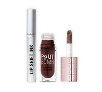 Revolution Lip Shift Lipliner & Plump Gloss Duo Espresso
