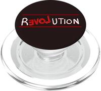 Revolution Love Statement Political Minimalism PopSockets PopGrip for MagSafe