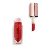 Revolution Makeup Pout Bomb Plumping Gloss, High Shine, Rich Pigment, Soft Tingle Effect, Juicy Red