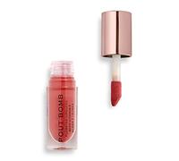 Revolution Makeup Pout Bomb Plumping Gloss, High Shine, Rich Pigment, Soft Tingle Effect, Peachy Coral