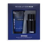 Revolution Man Intense Eau De Toilette & Shower Gel Set,100ml Intense Eau De Toilette & 150ml Intense Shower Gel Included