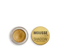 Revolution Beauty London Mousse Shadow, Creamy Colour for Cheeks and Eyes, Whipped, Lightweight Formula, Cream-to-Powder, Gold, 4g