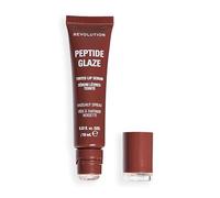 Revolution Peptide Glaze Tinted Lip Serum, Hydrating, Non-Sticky Lip Balm, Infused with Squalane & Vit E for Soft, Smooth Lips, Hazelnut Spread, 10ml
