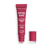 Revolution Peptide Glaze Tinted Lip Serum, Hydrating, Non-Sticky Lip Balm, Infused with Squalane & Vit E for Soft, Smooth Lips, Raspberry Crush, 10ml