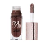 Pout Bomb Plumping Lip Gloss Revolution Espresso Cool Nude One Size