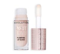 Revolution Pout Bomb Plumping Lip Gloss, Sheer Milky Nude