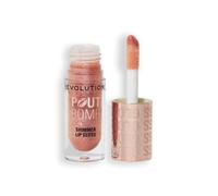Pout Bomb Shimmer Lip Gloss Makeup Revolution Glimmer Nude One Size