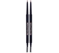 Revolution Precise Brow Pencil, Double-Ended Makeup Tool with Brush for Easy & Ultra Defined Brows and Bold Looks, Auburn, 0.05g (Pack of 2)