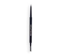 Revolution Precise Brow Pencil, Warm Medium Brown, 0.05g | Dual-Sided, Ultra-Fine Pencil Tool, Includes Spoolie Brush, Vegan & Cruelty-Free