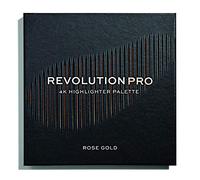 Revolution Pro 4K Highlighter Palette - Rose Gold