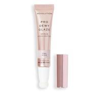 Revolution Pro, Dewy Glaze Serum Highlighter, Lightweight & Blendable, Illuminating Formula, Pink Glow, 12ml
