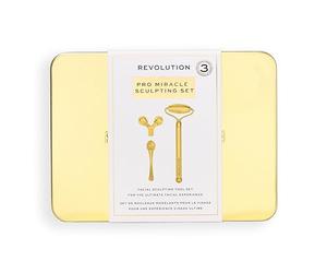 Revolution Pro Miracle Sculpting Facial Roller Set, Cools & Sculpts Skin, Different Heads for Targeted Skincare Solutions