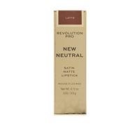 Revolution Pro, New Neutral, Satin Matte, Lipstick, Latte, 3.6g