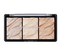 Revolution Pro, Supreme, Highlighter, Face Palette, Metals, 3 Shades, 11.1g