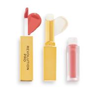 Revolution Pro Supreme Stay 24h Lip Duo, Long-Lasting Lipstick and Balm - Tease