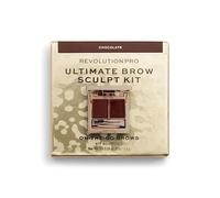 Revolution Pro Ultimate Brow Sculpt Kit, Chocolate, Brown