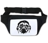 Revolution Pug Cute Che Guevara Parody Waist Bag Fanny Pack White