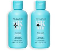 Revolution Skin, Milky-Away Meadowfoam & Sweet Almond Oil Hydrating Milk Cleanser, Face Cleanser, Removes Makeup, For All Skin Types, Vegan & Cruelty-Free, 200ml (Pack of 2)