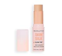 Revolution Skin Silk Glow Tint Sheer Foundation Stick, For Luminous Skin, Banish Blemishes & Smooth Fine Lines, Shade Light Neutral, 8g