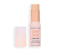 Revolution Skin Silk Glow Tint Sheer Foundation Stick, For Luminous Skin, Banish Blemishes & Smooth Fine Lines, Shade Fair, 8g