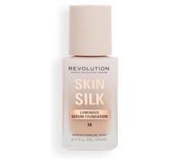 Makeup Revolution Silk Serum Foundation Hyaluronic Acid Light-Medium Coverage F8 23ml