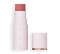 Skin Silk Marble Blush Stick 4.5g Makeup Revolution Peachy Pink One Size