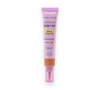 Revolution Superdewy SPF30 Skin Tint, Suitable for Sensitive & Acne-Prone Skin, Lightweight Buildable Formula, Vegan & Cruelty-Free, Tan Cool, 28ml