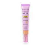 Revolution Superdewy SPF30 Skin Tint, Suitable for Sensitive & Acne-Prone Skin, Lightweight Buildable Formula, Vegan & Cruelty-Free, Medium Neutral, 28ml