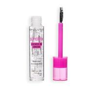 Revolution Superfix 16h Locked In Brow Glue, Clear Gel for Lifted & Styled Eyebrows, Flexible Hold with Caffeine & Peptides, Vegan & Cruelty-Free, 4.5ml