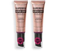 Revolution, Superfix Grip Primer, Hydrating & Smoothing Face Primer for Makeup, Gel-Formula to Grip Look, Vegan & Cruelty-Free, 24ml (Pack of 2)