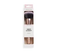 Revolution Sweep & Sculpt Powder Makeup Brush (R12) | For Finishing Powders, Bronzers, or Powder Foundation, Vegan & Cruelty-Free
