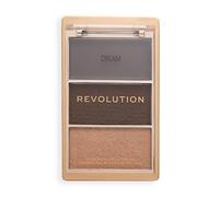 Revolution The Bronze Icon, Highly Pigmented Bronzer Makeup Palette, Infused with Hyaluronic Acid for Glowing, Hydrated Skin, Cocoa Deep, 10g