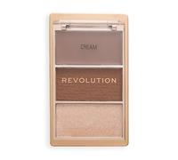 Revolution The Bronze Icon, Highly Pigmented Bronzer Makeup Palette, Infused with Hyaluronic Acid for Glowing, Hydrated Skin, Sunkissed Tan, 10g