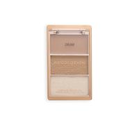 Revolution The Bronze Icon, Highly Pigmented Bronzer Makeup Palette, Infused with Hyaluronic Acid for Glowing, Hydrated Skin, Divine Fair, 10g