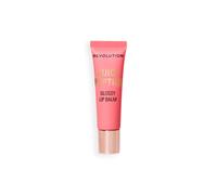 Revolution Juicy Peptide Lip Balm, Hydrating & Nourishing Formula with Peptides, Squalane & Vitamin E, Vegan & Cruelty-Free, 8ml, Shimmer Mai Tai Pink