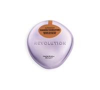 Revolution Superdewy Cushion Foundation, Lightweight Buildable Coverage, Dewy Hydrated Finish for Flawless Glowing Complexion, Medium Tan Neutral, 9g