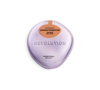 Revolution Superdewy Cushion Foundation, Lightweight Buildable Coverage, Dewy Hydrated Finish for Flawless Glowing Complexion, Tan Warm, 9g